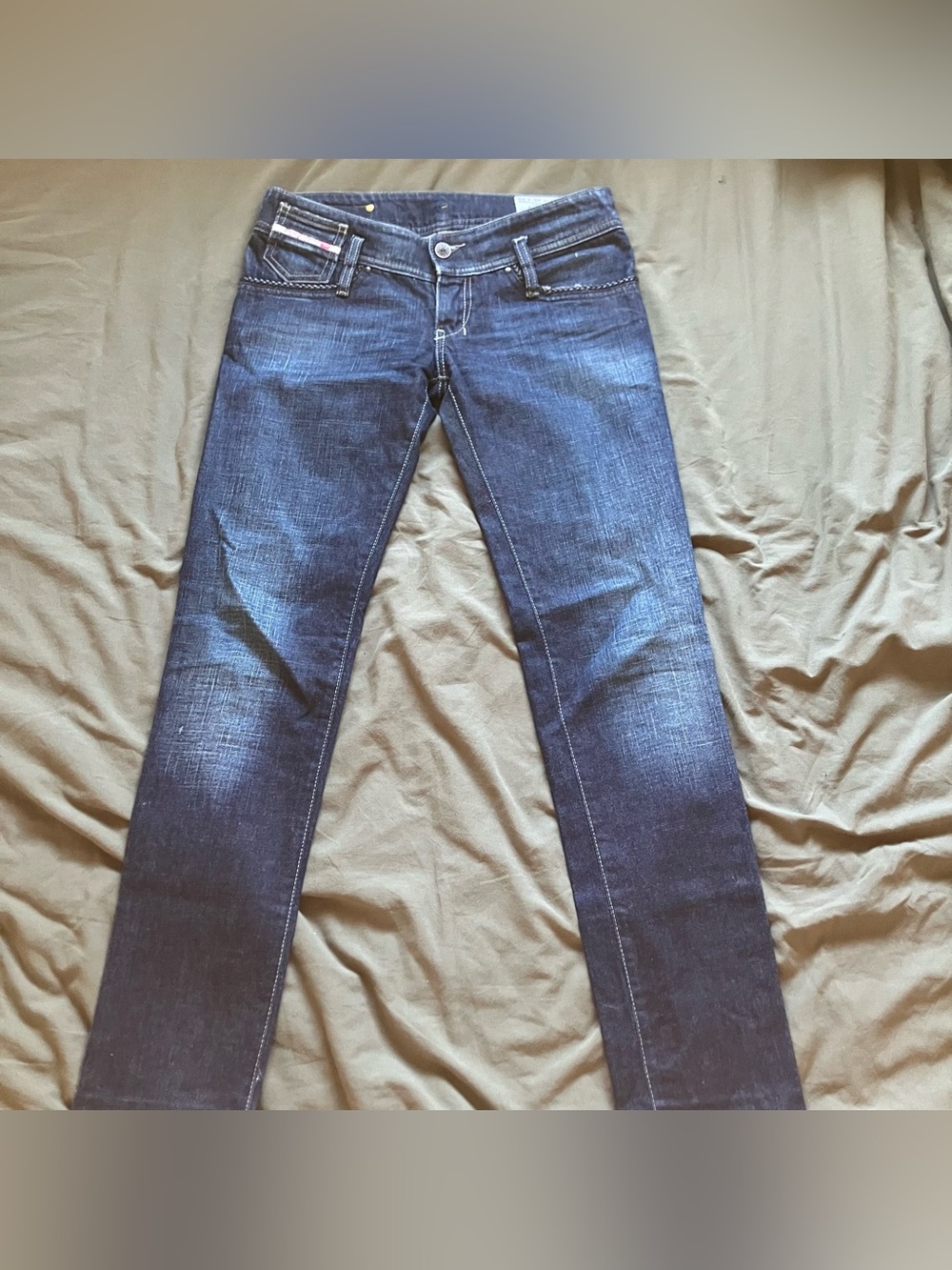 Diesel women low rise skinny jeans